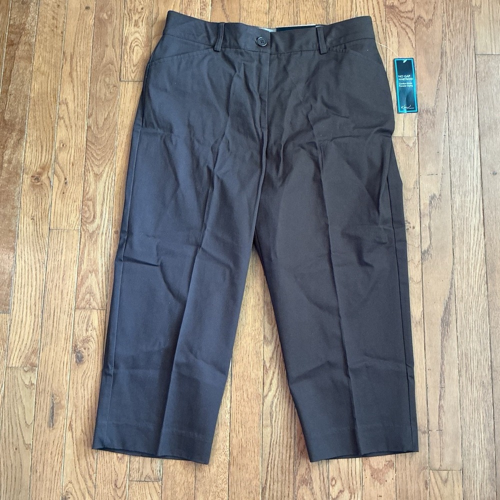 NWT Kim Rogers Capri Pants Denim No Gap Waistband - Size 12 $44